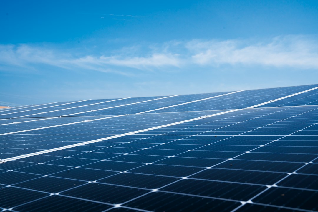 Solar panels installed on a roof